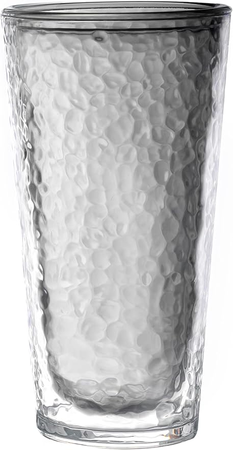 KLIFA- NICE- 20 oz, Set of 4, Acrylic Insulated Tumbler Set, Double-wall Drinking Glasses, BPA-Free, Shatter-Proof Plastic Drinkware, Dishwasher Safe Cups, Assorted
