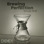 Chemex Pour-Over Glass Coffeemaker - Classic Series - 10-Cup - Exclusive Packaging