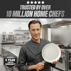 Gotham Steel 12 Pc Ceramic Cookware Set Nonstick, Ceramic Pots and Pans Set Non Stick with Steamer for Cooking, Non Toxic PFOA PFOS Free, Premium Stay Cool Handles, Oven & Dishwasher Safe