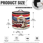 Stars and Stripes Electric Pressure Cooker for America250 Semiquincentennia Bald Eagle Insulation Handbag Keep Appliance Clean Electric Pressure Cooker Bag with Accessories Pockets