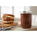 Ball Wide Mouth Glass Mason Jars with Lids and Bands, Used for Canning, Pickling, Juice, Jam, Jelly, Pint Size 16 Ounce (Pack of 6)