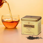 Twinings Earl Grey Loose Black Tea Tins, 7.05 Ounce Tins (Pack of 6), Flavoured with Citrus and Bergamot, Caffeinated, Enjoy Hot or Iced