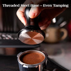 7 PCS 58mm Espresso Accessories Kit: Espresso Tamper, Coffee Distributor, Puck Screen, Dosing Funnel and WDT Tool Espresso Machine Accessories, Professional Espresso Tools