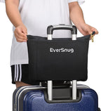 EverSnug Travel Blanket and Pillow Value Pack – Premium Soft & Lightweight | 2 in 1 Compact Blanket for Airplane, Car, Kids and Women | Color Includes Black & Navy Blue