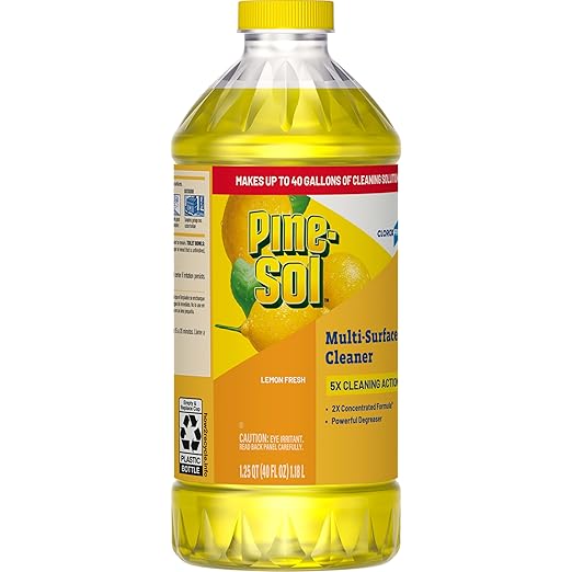 Pine Sol CloroxPro Multi-Surface Cleaner, All Purpose Cleaner, Lemon Fresh, 40 Fluid Ounces (Package May Vary)