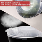 Professional Small Micro Cookware 1 Quart, Microwave Steamer for Vegetables, Microwave Cooker - BPA Free, Dishwasher Safe