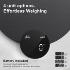 Ultrean 1g/0.1oz Precision Food Scale, HD LED Display Digital Kitchen Scale, Stainless Steel, 11lb Capacity for Cooking Baking (Batteries Included)