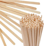 Perfect Stix Premium Wooden Coffee Stirrer Sticks, Thick Birch Wood 200 Count, 5.5" Inches. Eco-Friendly Wooden Stirrers (5.5Inches / 200PC)