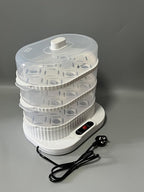 Barivento Electric Food Steamers, Electric Vegetable Steamer with 3-Tier Stackable Trays, Food-Grade Food Steamer for Cooking