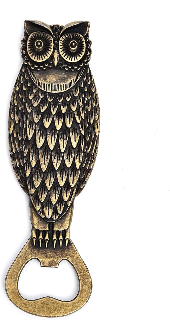 Beer Bottle Opener Owl，Cool Bottle Opener for Bar Tool, Soda and Beer Cap Remover, Cool & Fun Gadget