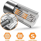 Stocking Stuffers for Men Gifts Christmas Super Universal Socket Tools Gifts for Men: Socket Set with Power Drill Adapter(7-19 MM) Cool Stuff Gadgets for Women Birthday Gifts for Dad Husband Adults