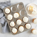 Nordic Ware Natural Aluminum Commercial Muffin Pan, 12 Cup