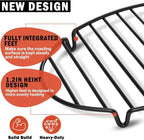 Roasting Rack for Roasting Pan, Heavy Duty Oven Rack Insert for Turkey Roasting Pan, Fit for Oven Cooking (12.4"x 8.5")