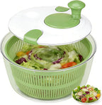 5QT Large Salad Spinner, Detachable Fruit & Vegetable Washer Dryer with Colander, Easy-Clean Lettuce Spinner for Kitchen, Dishwasher-Friendly Vegetable Dryer Basket