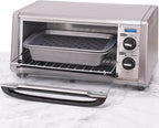 G & S Metal Products Company OvenStuff Nonstick Toaster Oven Bake, Broil and Roast Set, 2-Piece Set