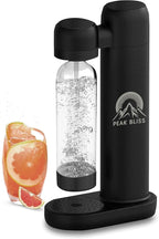 Original Soda Maker (Matte Black): Carbonate Drink (1L PET Bottle Included), Create Sparkling, Seltzer & Fizzy Water, Compatible with Any Screw-In 60L CO2 Carbonator (Not Included)