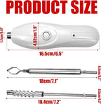 Zucchini Corer Tool Portable Vegetable Corer Cordless, Electric Scraping Scale Machine Scraper With 2 Cutter Head, Stainless Steel Rechargeable Fruit Digging, Professional Remover Tool Veggie Drill
