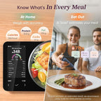 Cosori Smart Food Kitchen Scale with Nutritional Calculator, Free App for AI Scan, Calorie & Macro Tracking, Food Preload, On-Screen Nutrient Info, Personal Goals, Rechargeable, 11 lb / 5 kg