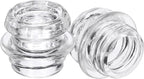 2 Pack Coffee Percolator Glass Top Replacement, Clear Coffee Filter Glass Knob for Electric and Stove Pots, Heat-Resistant Percolator Parts Camping Accessories for Coffee Filter and Makers