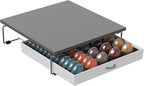 Deco Brothers Supreme Vertuoline Drawer, Holds with 30 Big or 60 Small Vertuoline Pods, Grey