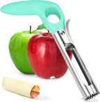 Rainspire Apple Corer Tool Kitchen Apple Core Remover Stainless Steel Comfortable Nonslip Handle, Dishwasher Safe, Mint Green