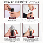 Waiters Corkscrew Wine Opener - Double-Hinged Fulcrum 3-In-1 Cork Screw Wine Bottle Opener Heavy Duty Stainless Steel & Pakka Wood. Serrated Foil Cutter. Beer Opener. Magnetic Gift Box