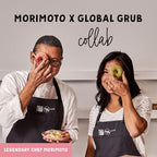 Global Grub DIY Morimoto Mochi Donut Kit - Includes Mochi Donut Mold, Reusable Piping Bag, Sweet Rice Mochi Flour, Confectioners’ Sugar, Strawberry Powder, Cocoa Powder & Matcha Green Tea Powder, Step-by-Step Instructions, Master Chef Approved, Makes 1...