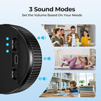 Digital Kitchen Timer, Large Display Magnetic Countdown Countup Timer, 3 Preset Times (5, 15, 25),Volume & Brightness Adjustable for Cooking Classroom Studying, Easy for Kids (Black,2Pcs)
