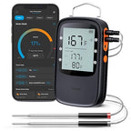 Govee Bluetooth Meat Thermometer, Wireless Meat Thermometer for Smoker Oven, Digital Grill Thermometer with 2 Probes, Timer Mode, Smart LCD Backlight BBQ Thermometer for Cooking Turkey Fish Beef