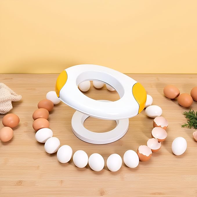 Yellow Egg Shell Opener Egg Topper Cutter Egg Cracker Separator for Quickly Cutting Off The Tops of Eggs Egg Shell Scissors Opener Kitchen Gadgets Tools Egg Separators Specialty Tools and Gadgets