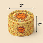 Spice Grinder, Manual Pepper Mill, Adjustable Metal Grinders, Essential for Kitchen (Day Sun)