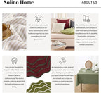 Solino Home Linen Cloth Napkins Set of 6-100% Pure Linen Beige Dinner Napkins 20 x 20 Inch - Classic Hemstitch, Handcrafted and Machine Washable