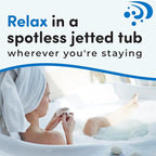 Oh Yuk Jetted Bathtub Cleaner Concentrate - 2 Single-Use Travel Pouches