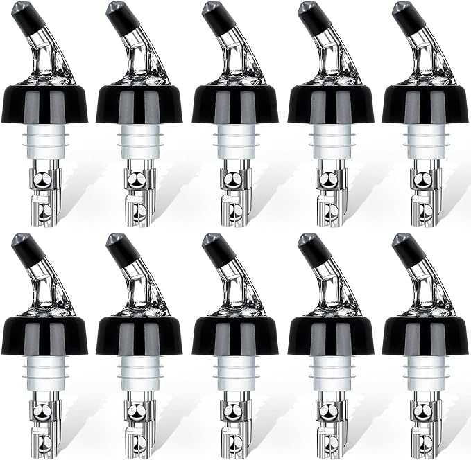 SuproBarware Automatic Measured Bottle Pourer - Quick Shot Spirit Measure Pourer Drinks Wine Cocktail Dispenser Home Bar Tools