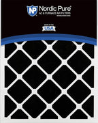 Nordic Pure 20x20x1 (19 1/2 x 19 1/2 x 3/4) Pleated Air Filters MERV 7 Plus Carbon 2 Pack