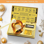 GRAM PRES High Precision Milligram Scale,50g/0.001g Digital Mini Pocket Gram Scale,Mg Scale for Weighing Powders,Jewelry, Medicine, Gem, Reloading,Gold Scale with Cal Weight, Tweezer and Tray