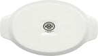 BIA Cordon Bleu Au Gratin Porcelain Baking Dish, Large, White (904998S4SIOC)