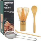 Maredash Matcha Whisk Set,Matcha Whisk,Matcha Set,Bamboo Whisk,Matcha Kit,Chasen Matcha Stirrer,Made from 100% Natural Bamboo,Durable and perfect for making matcha tea