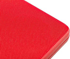 TrueCraftware- 24" X 18" X 1/2” Cutting Board for Kitchen Red Color Plastic- Commercial Plastic Chopping Board Anti Slip Surface Chopping Food Cutting Mat for Meat Vegetables Dishwasher Safe