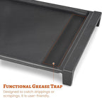Stove Top Griddle for GE Gas Stove Replacement WB31X24738 Grill Stovetop Cast Iron Pan WB31X27151 Grates General Electric Rang Parts Burner Center Griddles Cooktop WB31X24998