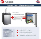 Kegco HBK309S-1 Keg Dispenser, Stainless Steel