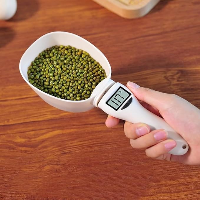 Food Measuring Scoop Scale, Digital Measuring Spoon, Weighing Spoon Scale 800g / 0.1g High Precision with LCD Screen, Display Electronic Measuring Spoon for Kitchen Gadgets and Daily Meals (1pc)