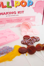 The Cookie Cups Lollipop Making Kit for Kids - Create 12 Delicious and Colorful Lollipops, Candy Making Kit for Boys and Girls, Kids Cooking Set