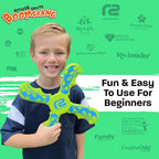 Boomerangs for Kids - Christmass Gifts for Grandkids Boys & Girls All Ages - Outdoor Flying Disc - Fun Boy Stocking Stuffers - Boys Toys Age 8-10 Year Old & 10-12 & Up - Beach Toys for Kids Presents
