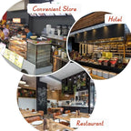5-Tier Electric Bun Steamer, Commercial Stainless Steel Food Warmer Display with Automatic Temperature Control, for Buns, Baozi, Siomai, Corn, Buffet, Kiosk, Restaurant