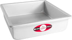 Fat Daddio's PSQ-10103 Anodized Aluminum Square Cake Pan, 10 x 3 Inch