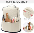 BAGSPRITE Stretchy Stand Mixer Cover with Appliance Slider- Washable Appliance Cover Compatible with Kitchenaid Mixer5/4.5 Quart - Dust Cover with Pockets for Kitchen Aid Accessories and Attachments