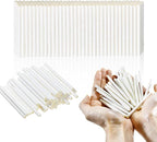 3'' Mini Paper Straws, Small Paper Sticks, Tasting Straws, Sample Straws, Stir Sticks, Fit for 1oz 2oz 3oz 4oz Portion Cups, DIY Crafts - 0.20"/5mm Dia. White, 500 Counts