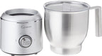 Capresso froth Select Automatic Milk Frother and Hot Chocolate Maker, Stainless Steel 209.05, Silver, 20 ounce