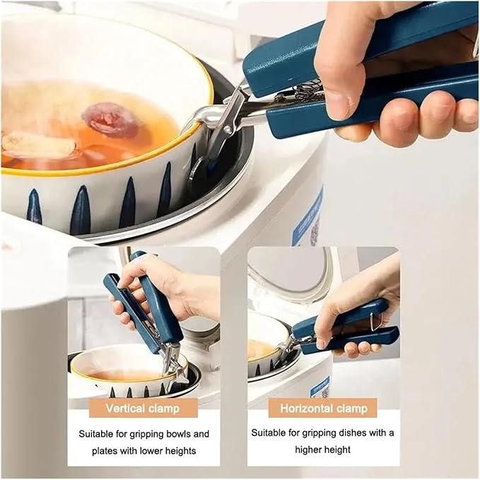3 in 1 Anti-Scald Kitchen Tool Set, Non-Slip Bowl Gripper Plate Lifter Resistant Mitt for Cooking Steaming Serving, Kitchen Gadget(Bowl holder)
